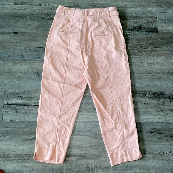 Pink Gap Capri High Waited Pants - Picture 2 of 3